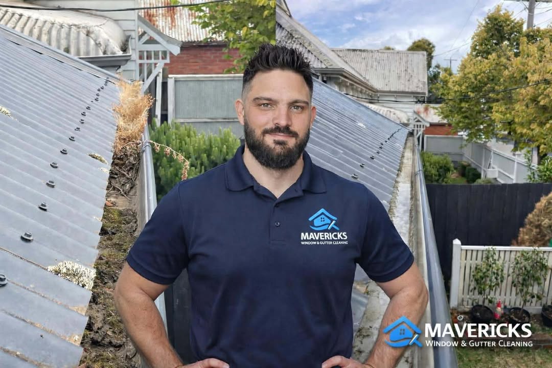 Jake, owner of Mavericks Window and Gutter Cleaning
